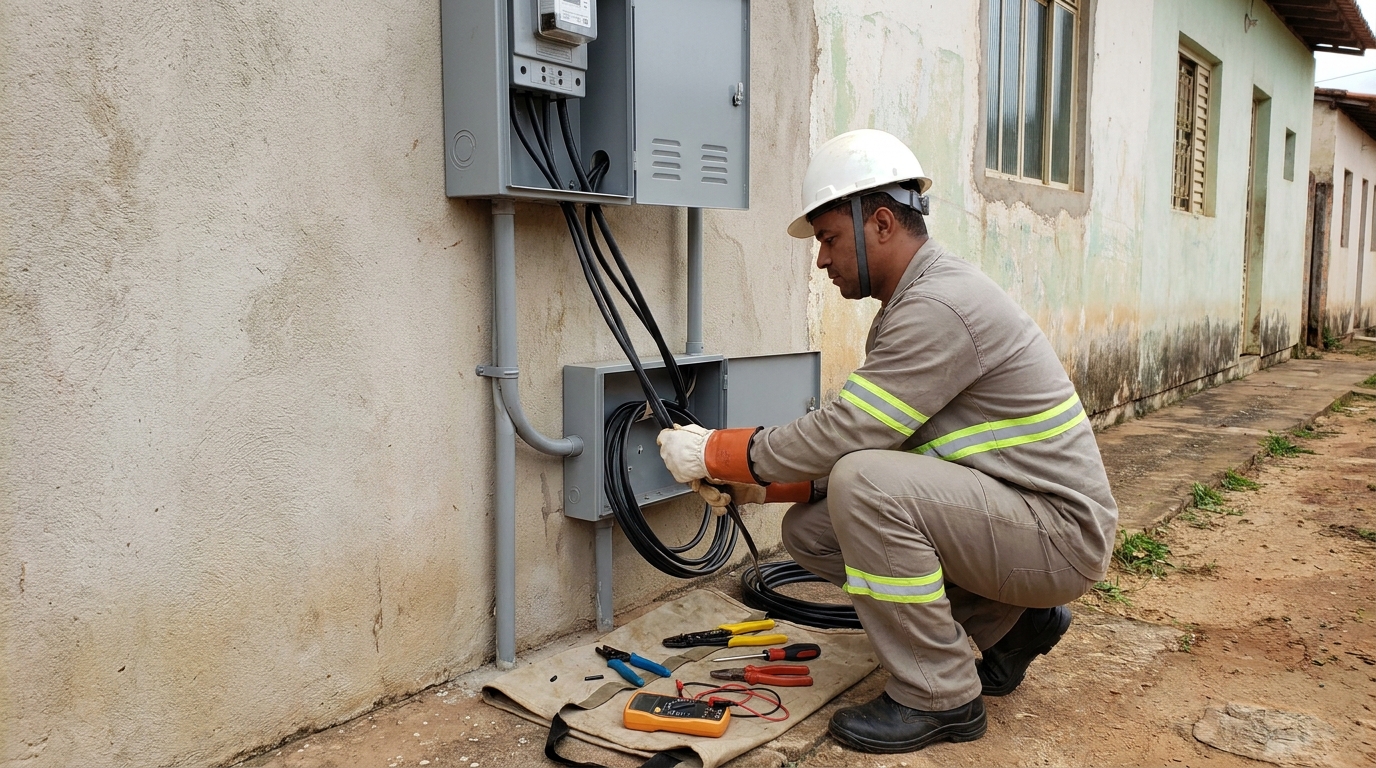 Regularização de Entrada de Energia no Centro, Montes Claros‑MG