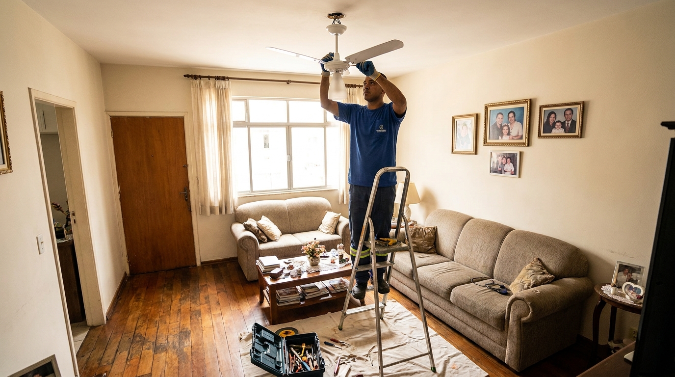 Substituição de Ventilador no Amazonas, Montes Claros‑MG